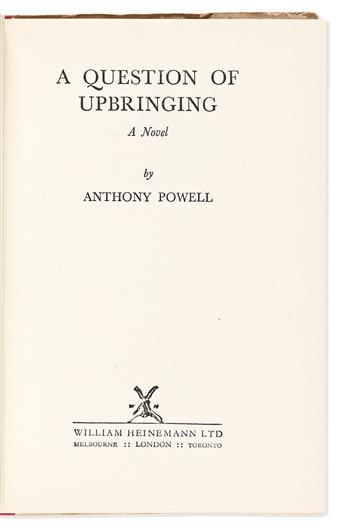 Powell, Anthony (1905-2000) A Question of Upbringing.